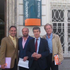 Reunión con el rector de la Universidad de Cádiz